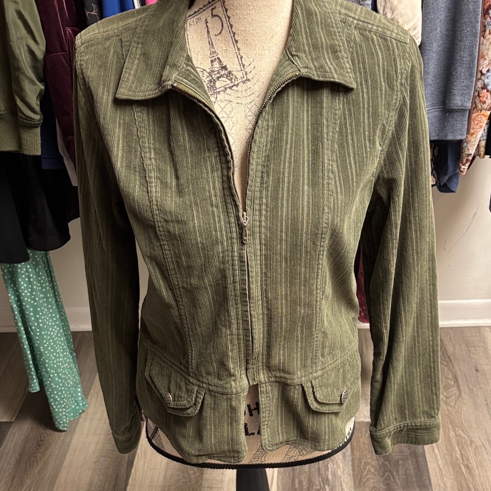 Vintage Christopher & Banks Olive Jacket